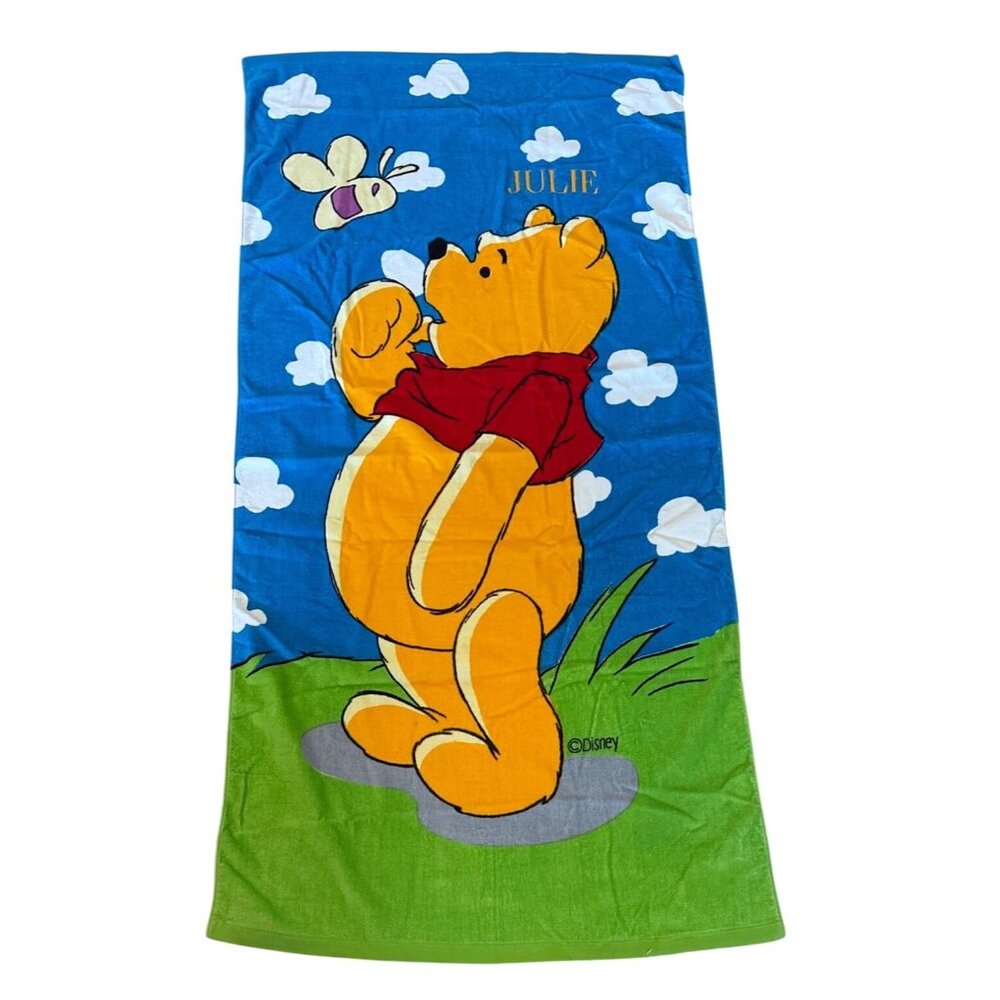 Winnie The Pooh Beach Towel Vibrant Kids Cotton Dophes 27 x 54" Vibrant READ
